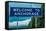 Welcome to Anchorage, Alaska Road Sign-null-Framed Stretched Canvas