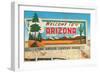 Welcome to Arizona Billboard-null-Framed Art Print