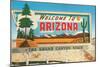 Welcome to Arizona Billboard-null-Mounted Art Print