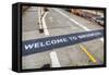 Welcome to Brooklyn Sign-photo.ua-Framed Stretched Canvas
