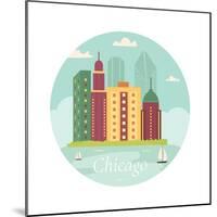 Welcome to Chicago Poster-danceyourlife-Mounted Art Print