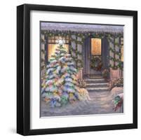 Welcome to Christmas-Janet Kruskamp-Framed Art Print