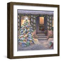 Welcome to Christmas-Janet Kruskamp-Framed Art Print