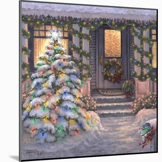 Welcome to Christmas-Janet Kruskamp-Mounted Art Print