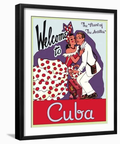 Welcome to Cuba-null-Framed Art Print