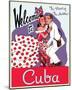Welcome to Cuba-null-Mounted Giclee Print