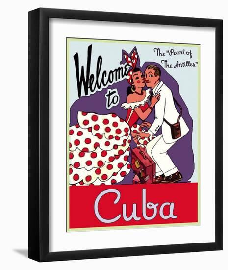 Welcome to Cuba-null-Framed Art Print