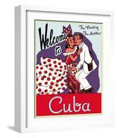 Welcome to Cuba-null-Framed Art Print