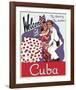 Welcome to Cuba-Vintage Poster-Framed Art Print