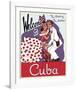 Welcome to Cuba-Vintage Poster-Framed Art Print