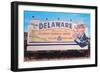Welcome to Delaware Billboard-null-Framed Art Print