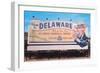 Welcome to Delaware Billboard-null-Framed Art Print