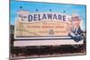 Welcome to Delaware Billboard-null-Mounted Art Print