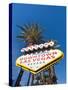 Welcome to Downtown Las Vegas Sign, Las Vegas, Nevada, United States of America, North America-Michael DeFreitas-Stretched Canvas