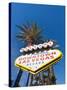 Welcome to Downtown Las Vegas Sign, Las Vegas, Nevada, United States of America, North America-Michael DeFreitas-Stretched Canvas