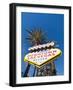 Welcome to Downtown Las Vegas Sign, Las Vegas, Nevada, United States of America, North America-Michael DeFreitas-Framed Photographic Print