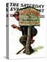 "Welcome to Elmville" Saturday Evening Post Cover, April 20,1929-Norman Rockwell-Stretched Canvas