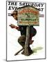 "Welcome to Elmville" Saturday Evening Post Cover, April 20,1929-Norman Rockwell-Mounted Giclee Print