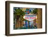 Welcome To Fabulous Las Vegas Nevada Sign, Las Vegas, Clark County, Nevada, USA-null-Framed Photographic Print