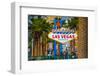 Welcome To Fabulous Las Vegas Nevada Sign, Las Vegas, Clark County, Nevada, USA-null-Framed Photographic Print