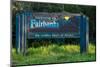 Welcome to Fairbanks Alaska Road Sign-null-Mounted Photographic Print