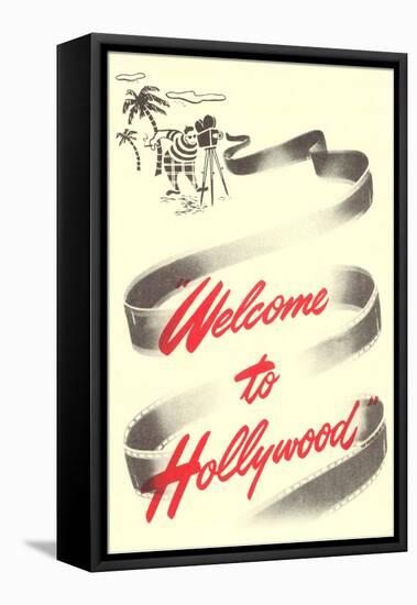 Welcome To Hollywood, Los Angeles, California-null-Framed Stretched Canvas