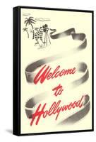 Welcome To Hollywood, Los Angeles, California-null-Framed Stretched Canvas