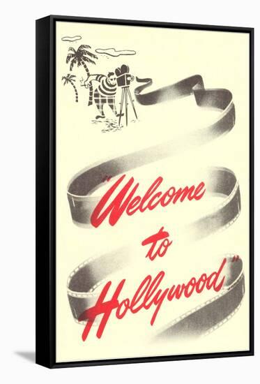 Welcome To Hollywood, Los Angeles, California-null-Framed Stretched Canvas