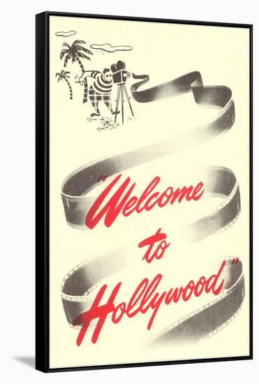 Welcome To Hollywood, Los Angeles, California-null-Framed Stretched Canvas