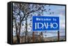 Welcome to Idaho Sign-Paul Souders-Framed Stretched Canvas