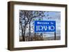 Welcome to Idaho Sign-Paul Souders-Framed Photographic Print