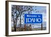 Welcome to Idaho Sign-Paul Souders-Framed Photographic Print
