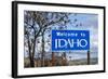 Welcome to Idaho Sign-Paul Souders-Framed Photographic Print