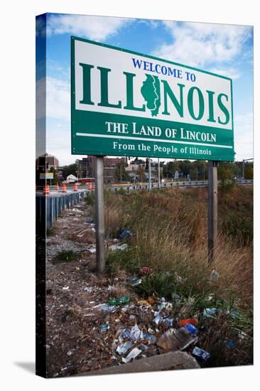 Welcome to Illinois and Trash-Joseph Sohm-Stretched Canvas
