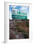 Welcome to Illinois and Trash-Joseph Sohm-Framed Photographic Print