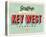 Welcome To Key West-null-Stretched Canvas