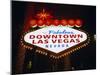 Welcome to Las Vegas Sign at Night, Las Vegas, Nevada, USA-Gavin Hellier-Mounted Photographic Print