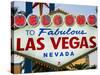 Welcome to Las Vegas Sign, Las Vegas, Nevada, United States of America, North America-Gavin Hellier-Stretched Canvas