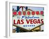 Welcome to Las Vegas Sign, Las Vegas, Nevada, United States of America, North America-Gavin Hellier-Framed Photographic Print