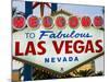 Welcome to Las Vegas Sign, Las Vegas, Nevada, United States of America, North America-Gavin Hellier-Mounted Photographic Print