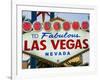 Welcome to Las Vegas Sign, Las Vegas, Nevada, United States of America, North America-Gavin Hellier-Framed Photographic Print