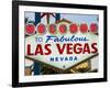 Welcome to Las Vegas Sign, Las Vegas, Nevada, United States of America, North America-Gavin Hellier-Framed Photographic Print