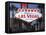 Welcome to Las Vegas Sign, Las Vegas, Nevada, United States of America, North America-Gavin Hellier-Framed Stretched Canvas