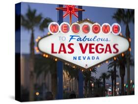 Welcome to Las Vegas Sign, Las Vegas, Nevada, United States of America, North America-Gavin Hellier-Stretched Canvas
