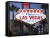 Welcome to Las Vegas Sign, Las Vegas, Nevada, United States of America, North America-Gavin Hellier-Framed Stretched Canvas