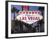 Welcome to Las Vegas Sign, Las Vegas, Nevada, United States of America, North America-Gavin Hellier-Framed Photographic Print