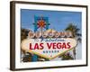 Welcome to Las Vegas Sign, Las Vegas, Nevada, United States of America, North America-Michael DeFreitas-Framed Photographic Print