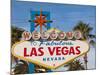 Welcome to Las Vegas Sign, Las Vegas, Nevada, United States of America, North America-Michael DeFreitas-Mounted Photographic Print