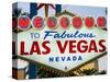 Welcome to Las Vegas Sign, Las Vegas, Nevada, United States of America, North America-Gavin Hellier-Stretched Canvas