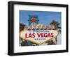 Welcome to Las Vegas Sign, Las Vegas, Nevada, United States of America, North America-Michael DeFreitas-Framed Photographic Print